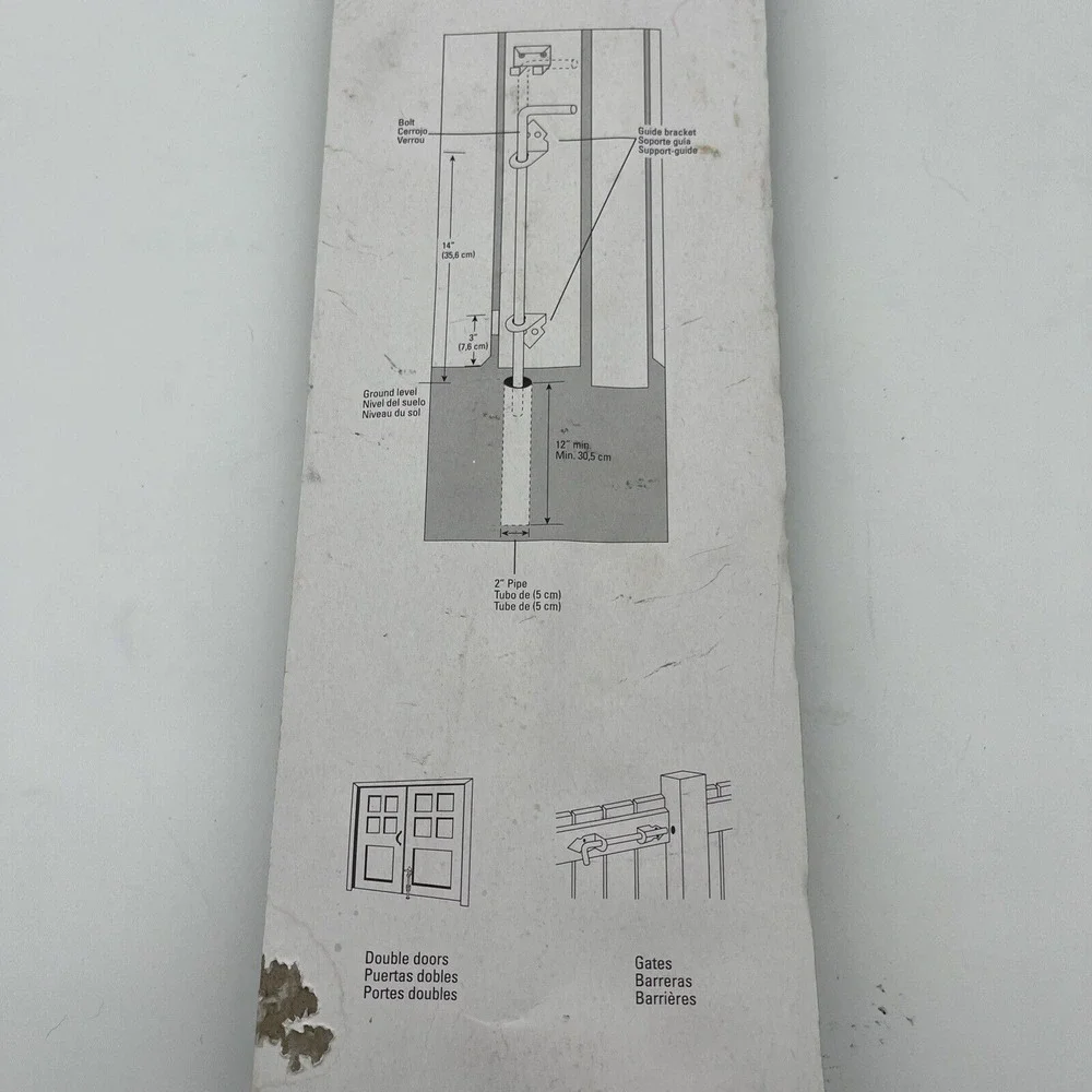New Cane Bolt National Hardware V835 N109-039 5/8